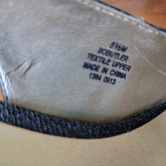 Black pointed toe sling back slight glittery shoe/sandal - Picture 5 of 5